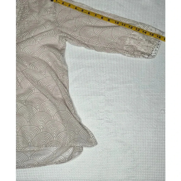 Oliphant 100% Cotton Pintuck Tunic SIZE S - Picture 4 of 6